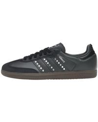 adidas - Fitness ,Zwart ,Leer Samba Og - Lyst