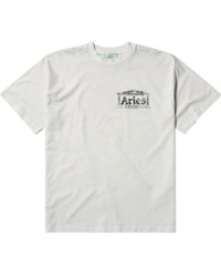 Aries - Tops ,Wit ,Katoen Vintage Tempel T-Shirt - Lyst