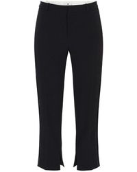 Elisabetta Franchi - Cropped Trousers - Lyst