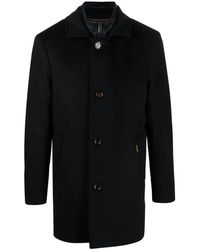 Moorer - Blauer Woll-Kaschmir Mantel - Lyst
