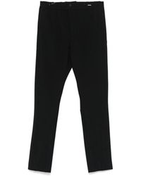 PT Torino - Schwarze elastische kordelzug-hose - Lyst