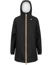 K-Way - Jassen ,Zwart ,Polyester Light Jacket - Lyst