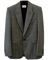 Saint Laurent - Checked Single-Breasted Blazer - Lyst