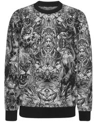 Philipp Plein - Knit Pullover Round Neck Ls Tattoo - Lyst