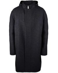 Givenchy - Jassen ,Grijs ,Wol Wollen Zijde Kasjmier Jas Met Capuchon - Lyst