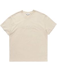 JW Anderson - T-shirt in cotone con logo ricamato - Lyst