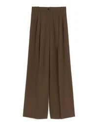 Weekend by Maxmara - Broeken ,Bruin ,Wide Broeken - Lyst