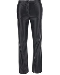 Jucca - Zwarte Broek Met Knoopsluiting - Lyst