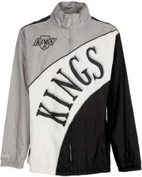 Mitchell & Ness - Jassen ,Veelkleurig ,Polyester Los Angeles Kings Retro Windbreaker - Lyst