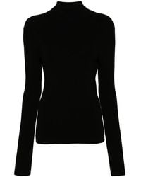 JOSEPH - Silk Stretch Turtle Neck Top - Lyst