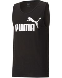 PUMA - ESS Essential Logo Tank SL Tee/T-Shirt Tanktop - Lyst