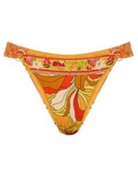 CAMILLA - Retro Bloemen Bikini Broekjes - Lyst
