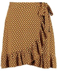 Harper & Yve Estee Skirt Flower - Oranje