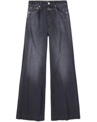 Closed - Jeans ,Grijs ,Glow-Up High Rise Flared Leg Jean - Lyst