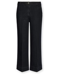 Elena Miro - Cropped Wijde Jeans - Lyst