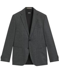BOSS - Kostuums ,Grijs ,Wol H-Janson Blazer - Lyst