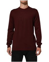 Dolce & Gabbana - Cashmere Crew Neck Pullover Sweater - Lyst