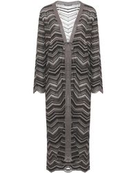 D.exterior - Lange Gebreide Cardigan - Lyst