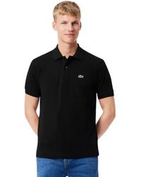Lacoste - Tops ,Zwart ,Katoen Slim Fit L.12.12 Original Polo Shirt - Lyst