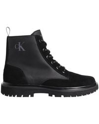 Calvin Klein - Lace-Up Boots - Lyst
