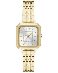 ARMANI EXCHANGE - Elegante Goldene Damenuhr Nan Design - Lyst