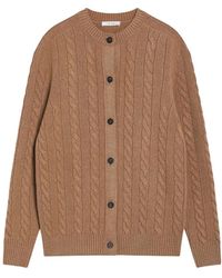 The Row - Truien & Vesten ,Bruin ,Wol Loneke Cardigan - Lyst