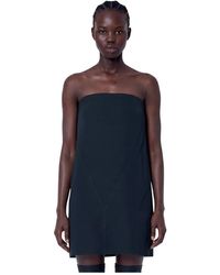Rick Owens - Cropped Sheath Mini Jurk - Lyst
