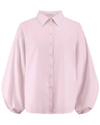 Riani - Poplin Blouse Met Ballonmouwen - Lyst