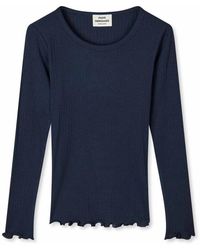 Mads Nørgaard - Tops ,Blauw ,Parisian Night Blouse Model Troja - Lyst
