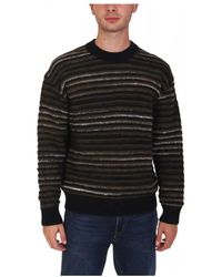 BOSS - Truien & Vesten ,Zwart ,Wol Aturn Knit - Lyst