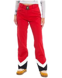 Vuarnet - Fitness ,Rood ,Verstelbare Ski Broek Met Ritssluiting - Lyst
