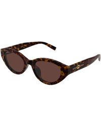 Gucci - Accessoires ,Bruin ,Gg 2105 Zonnebril - Lyst