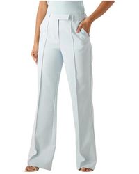 Aaiko - Broeken ,Blauw ,Chantelle R Pes 345 Wide Broeken - Lyst