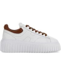 Hogan - Zapatillas h-stripes blancas - Lyst