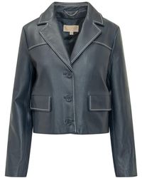 Michael Kors - Leather Jackets - Lyst