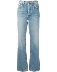 RE/DONE - Straight Jeans - Lyst