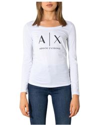 ARMANI EXCHANGE - Long Sleeve T-Shirts - Lyst