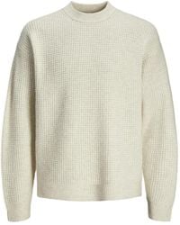 Jack & Jones - Wafelgebreide Trui Met Ronde Hals - Lyst