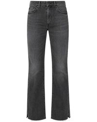 People - Ingrid Cropped Flare Jeans - Lyst