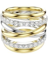 Swarovski - Hyperbola Cocktail Ring - Lyst