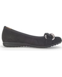 Gabor - Schwarze geschlossene ballerinas schuhe - Lyst