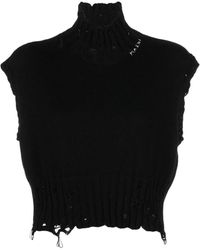 Marni - Suéter de cuello alto negro - Lyst