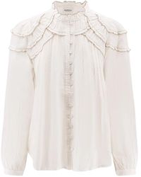 Isabel Marant - Weiße Bluse Für Frauen Aw25 - Lyst