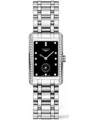 Longines - Accessoires ,Zwart ,Dolcevita Quartz Horloge 23X 37 Mm - Lyst