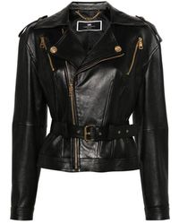 Elisabetta Franchi - Jackets > leather jackets - Lyst