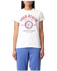 Polo Ralph Lauren - Camiseta premium con logotipo icónico - Lyst