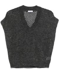 Brunello Cucinelli - V-Neck Knitwear - Lyst