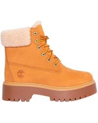 Timberland - Schoenen ,Geel ,Leer Stone Street Warm-Lined Waterproof Platform Boot - Lyst