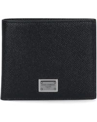 Dolce & Gabbana - Wallet Men Gris de cuero/rifle - Lyst