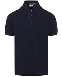 Etro - Tops ,Blauw ,Polo Shirt Met Korte Mouwen - Lyst